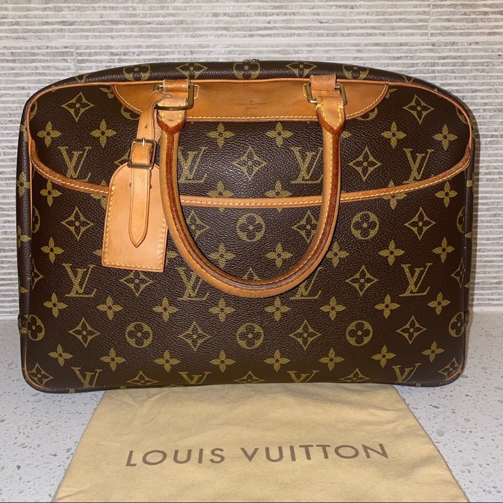Authentic Louis Vuitton Vintage Monogram Deauville Travel Bag